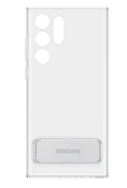 Etui Clear Standing Cover S22 Ultra Transparent