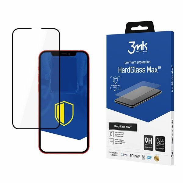 Szkło Hartowane HardGlass Max iPhone 13 Mini pełny ekran 