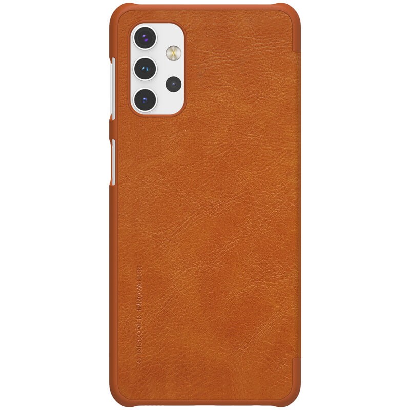 Etui Qin Leather Samsung Galaxy A32 5G Brązowe