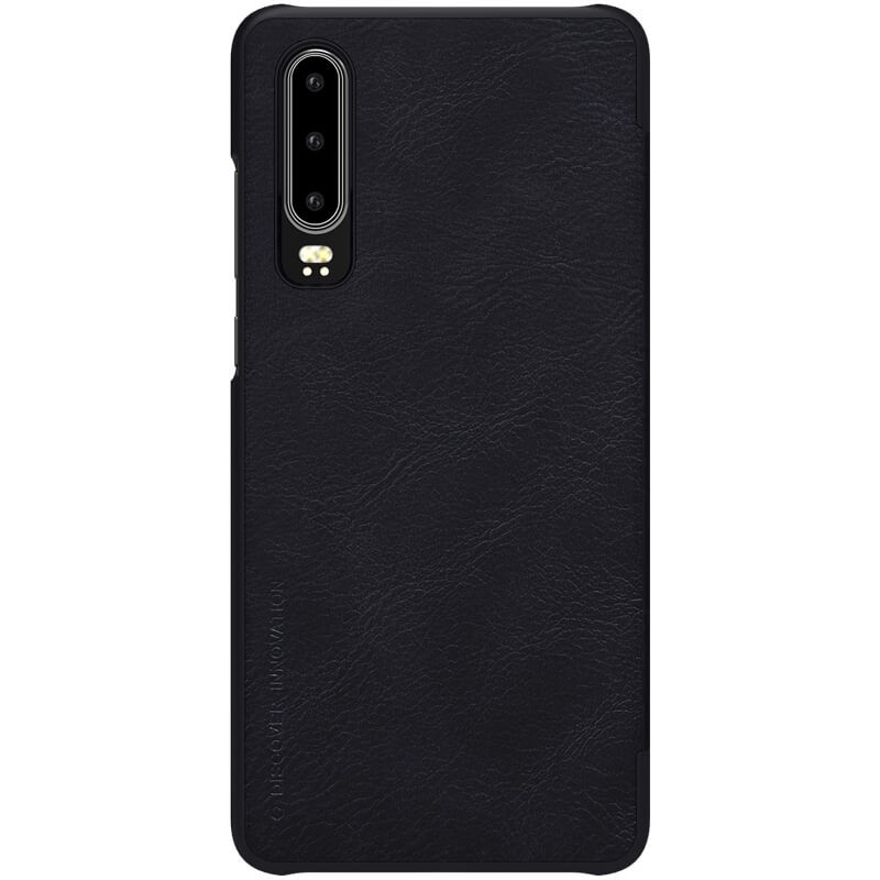 Etui Qin Leather Huawei P30 Czarne
