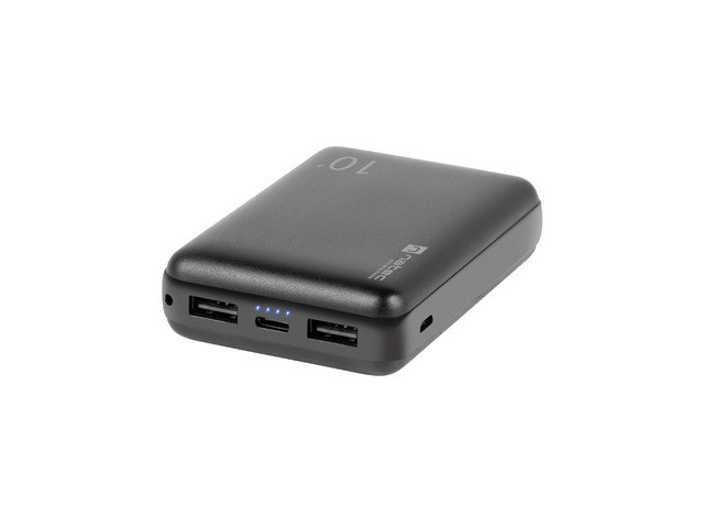 Power Bank Extreme Media Trevi Compact 10000mAh 2x USB + 1x USB-C Czarny